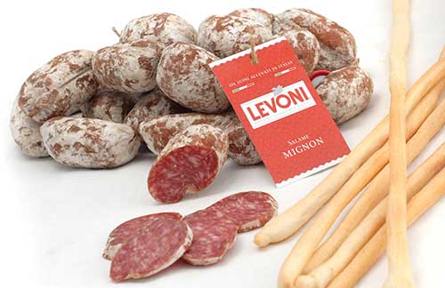 Salame Mignion Levoni slice