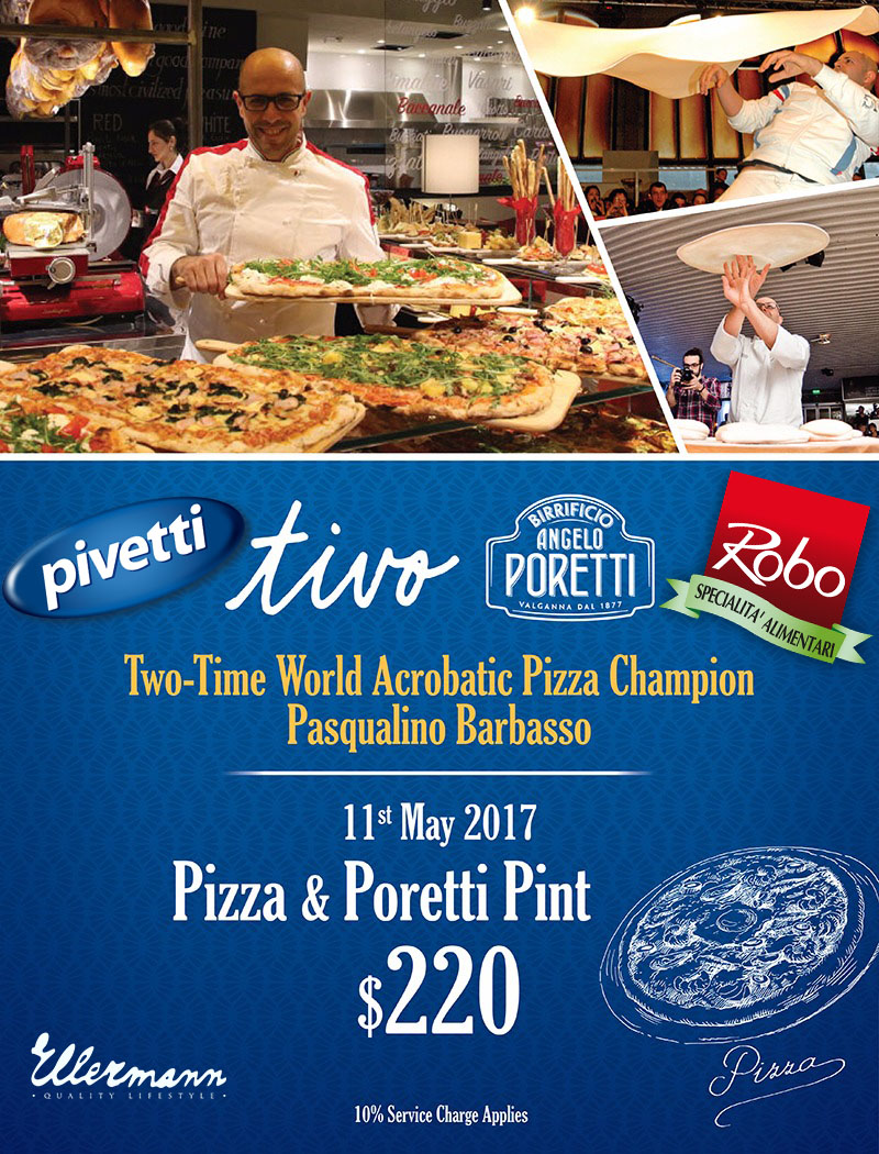 Tivo Hong Kong Pivetti Robo Pasqualino Barbasso pizza event