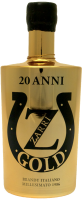 Brandy Italiano Villa Zarri 1986 Millesimato 20 years Gold bottle logo