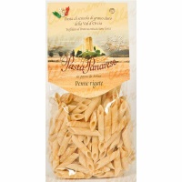 Penne Rigate - Organic pasta bronze drown logo